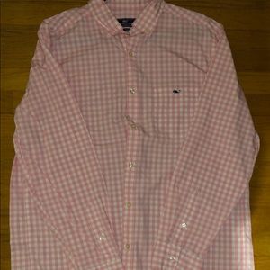 Pink Vineyard Vines Button Down